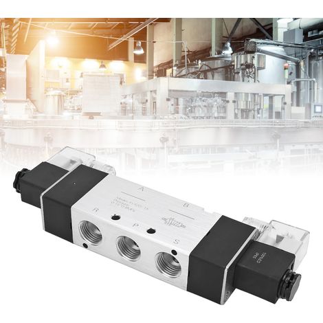 Électrovanne pneumatique 4V420-15, électrovanne 5 voies à 3 positions, vanne de commande pneumatique, 24 V CC (1/5)