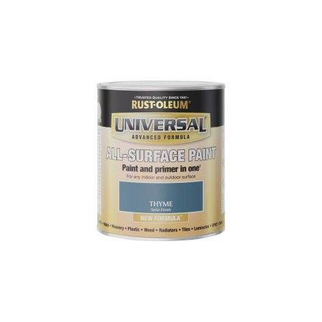 Rust-Oleum Universal All Surface Brush on Paint - Satin - Thyme - 750ml