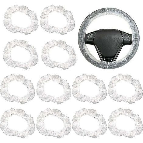 Universelle, dicke Autolenkradbezüge aus Kunstfell, warm und weich für den Winter + Schalthebelbezüge + Handbremsbezüge – 3-teiliges Set (Pink) A (1/4)