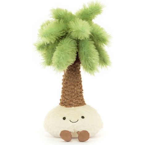 Objet décoratif floral Palmier cocotier 31 cm décoration d'intérieur cadeau élégant (1/2)