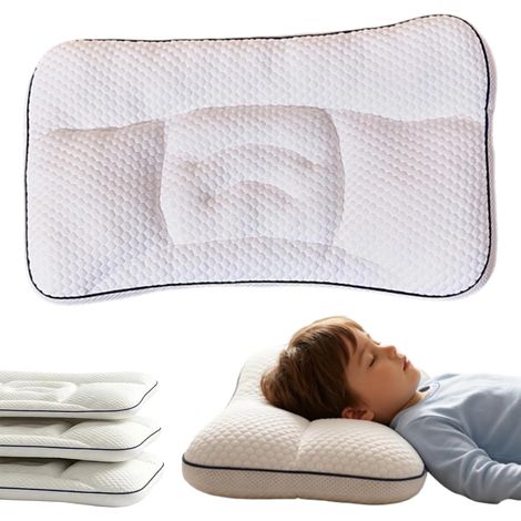 Oreiller Needo Posture Pour Enfants, Oreiller Ergonomique Needo Pour Enfants, Oreillers De Soutien Lombaire 5 Zones Pour Un Sommeil Optimal, Oreillers Respirant Pour Enfant De 1 À 12 Ans (6-12Ans) (1/5)