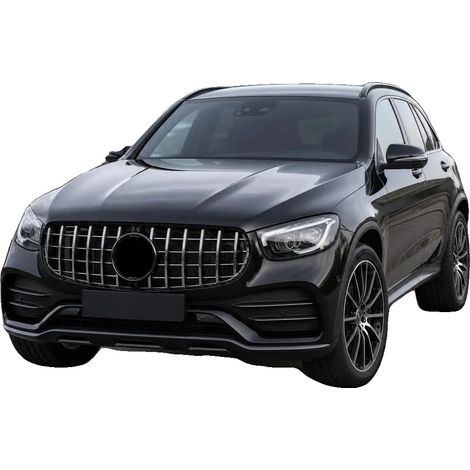 Grille, Compatible avec Mercedes Benz GLC W253 X253, Design Modifié Modèle GT, grille (1/5)