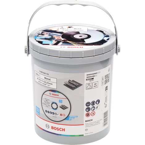 Bosch Disco abrasivo corte metal (Cubo 100 UD)
