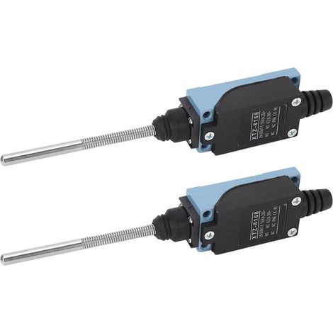 2 interrupteurs de fin de course momentanés avec ressort à spirale flexible pour fraiseuse CNC, laser, plasma, routeur 250 V/380 V (1/5)