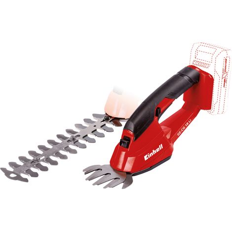 Einhell Cisaille à gazon et Taille-buissons sans fil GE-CG 18 Li - Solo Power X-Change (18 V, Largeur de coupe 20 cm, Livré avec accessoires) Livré sans Batterie ni Chargeur (1/5)