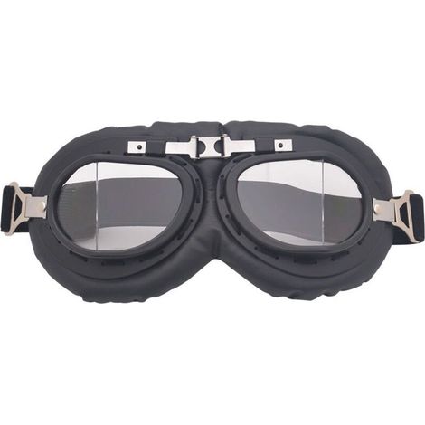 Lunettes de casque vintage moto Scooter cyclisme lunettes de protection UV
