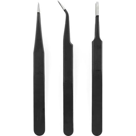 Set di pinzette di precisione, set meccanico di precisione con 3 pinzette di precisione per la riparazione di dispositivi elettronici (1/5)
