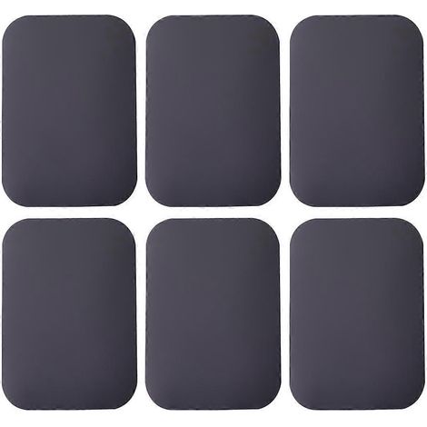 Lot de 20 supports de téléphone portable, accessoires, patchs magnétiques, plaques en fer noir-6.54.5cm (1/3)