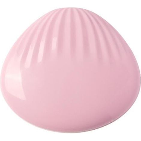 Lampe de projection arc-en-ciel en coquillage, accessoire photo USB, veilleuse créative arc-en-ciel (rose)