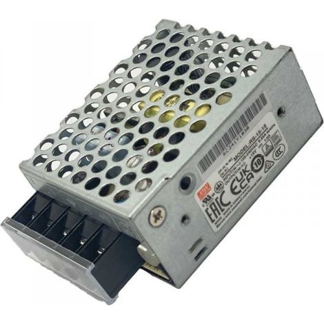 MW MEAN WELL RS-15-15 Alimentatore CV 15W 15V 1A IP20 Input 220V e 110V