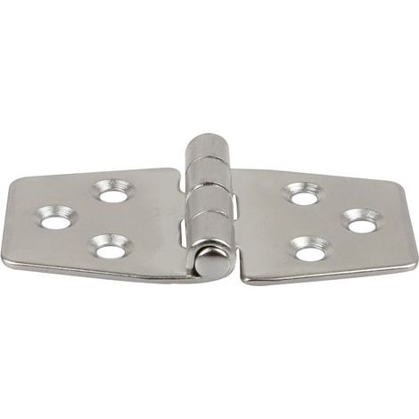 Stainless steel hinges, 76402 mm, ship and boat accessories. (1/3)