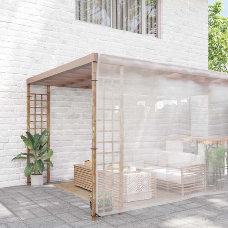 vidaXL Copertura per Piante Trasparente 8 x 12 m PE