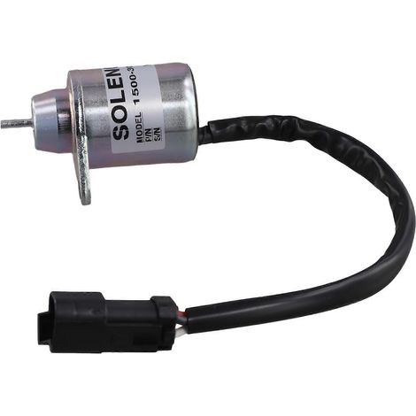 Électrovanne d'arrêt de carburant 12 V pour moteur diesel de camion frigorifique Yanmar Thermo King 42-100, référence 1500-3076 (1/5)