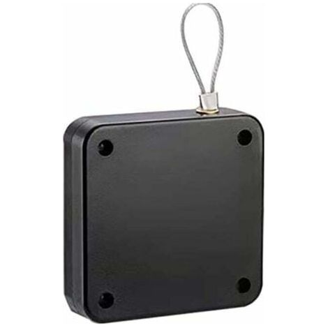 Ferme Porte Automatique,Ferme-Porte Silencieux à Cordon,Porte Coulissante Tampon MéNager Porte Coulissante,Pas De PoinçOnnage,Portant Environ 20 Kg,Ferme-Porte RéGlable,Fermeture Automatique (1/5)