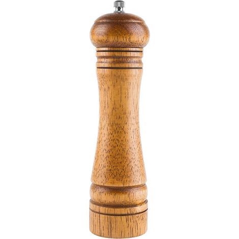 Moulin à sel et à poivre en bois, moulin à poivre avec rotor en céramique réglable, moulin à poivre en bois pour votre cuisine (1/5)