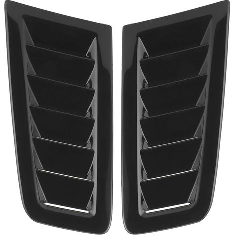 AIPERQ Jeffergarden Prese d'aria universali per cofano motore in 2 pezzi, parti esterne per Focus RS MK2 StyleGloss Black (1/4)