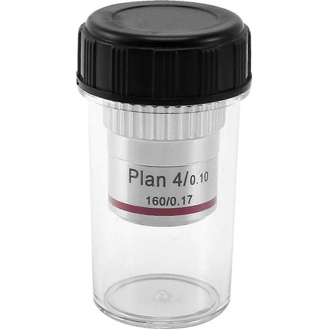 Planachromatisches Objektiv 4x für biologische und metallurgische Mikroskope (1/5)