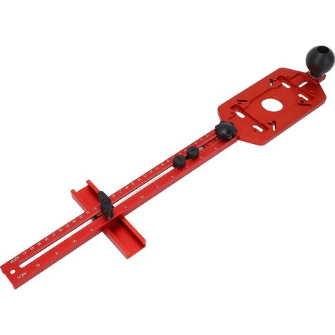 3-in-1 Multifunktionale Fräsvorrichtung aus Aluminiumlegierung mit Kreisschneidführung für Holzbearbeitungsprojekte (1/5)