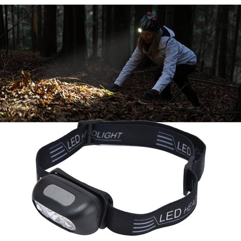 LED-Sensor-Stirnlampe, Mini-Stirnlampe zum Laufen, USB-aufladbar, geeignet für Outdoor-Aktivitäten wie Laufen, Wandern, Abenteuer und Angeln. (1/5)