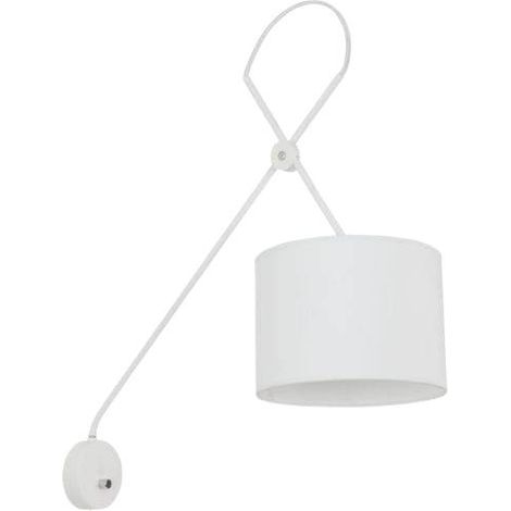 Applique murale Nowodvorski Viper blanche E14 tissu métal (1/2)