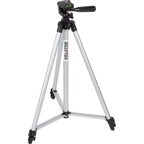 Trípode Kreator KRT706900 – Telescópico 50‑152 cm, Aluminio y Rosca ¼"