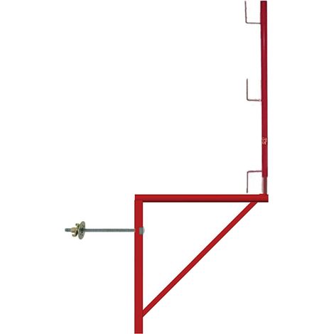 4 consoles d'échafaudage époxy 0.80m x 0.80m - Tube rond - 110001804/04