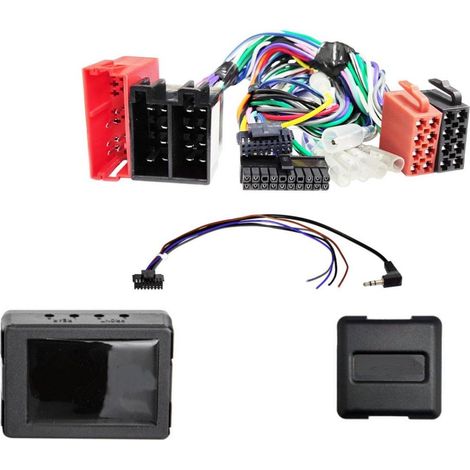 Adaptateur de Commande au Volant compatible avec Audi A3 A4 A6 TT 99-09 avec Mini ISO Multilead Pro - voir liste