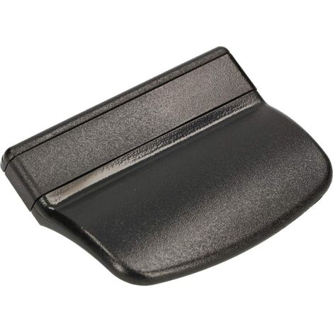 KOTARBAU Poignée de Porte de Balcon Pratique en Plastique Poignée de Fumeur Poignée de Porte de Terrasse Poignée de Fermeture Coquille (Noir) (1/3)