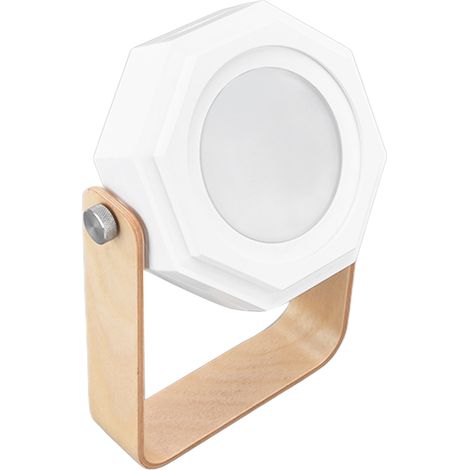 LED-Laternenlampe mit Augenschutz, Nachttischlampe, dreifarbig, tragbar, für den Außenbereich, einziehbar, faltbar, tragbare Lampe (1/5)