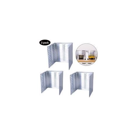 Pcs Écran antiéclaboussures de cuisson Bouclier Garde d'éclaboussure d'huile plaque d'aluminium de Garde Antiéclaboussures De Cuisson Pliable pour cuisinière à gaz de cuisine à domicile Ensemble (1/5)
