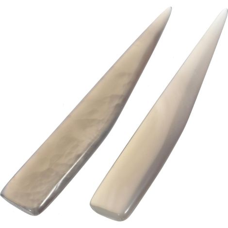 Polisseur de Bijoux Manuel en Agate Orange 2pcs pour Bijoux en Argent, brunissage et Nettoyage, pour bijoutiers Professionnels et métal Non cuit Couleur Aléatoire (1/5)