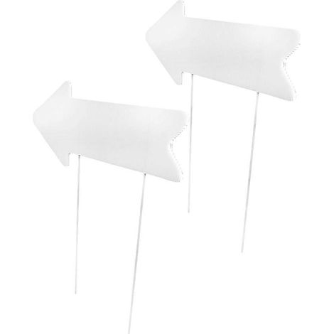 Panneau de jardin extérieur en plastique avec flèche directionnelle (lot de 2) (1/5)