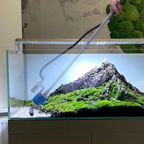 Elektrisches Aquarium Sand- und Kiesreiniger Fischtank Staubsauger Wasserwechsel (1/5)