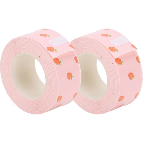 Lot de 2 rouleaux de ruban d'étiquettes thermiques pour étiqueteuse KINGJIM TEPRA LR5C (EQT042)