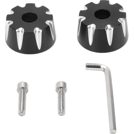 Tappi terminali di ricambio in lega di alluminio per manubrio Spyder F3 RT ST RT-L. (1/5)