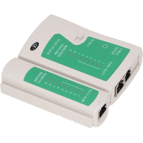 Testeur de câble réseau RJ45 RJ11, détecteur de fils, outil de diagnostic pour maintenance et réparation de lignes. (1/5)