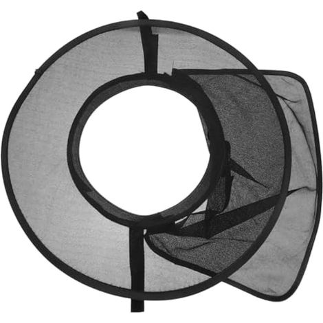 Casque de sécurité avec pare-soleil réfléchissant et pare-soleil pour le cou - Chapeau de protection en maille haute visibilité - Protection du cou - Pare-soleil en tissu grille (1/5)