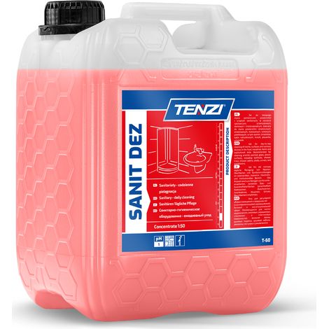 Gel nettoyant et désinfectant pour sanitaires, sûr, parfum frais, 5 L