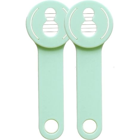 Hachoir à légumes portatif multifonction pour légumes, coupe-lentilles, outils de cuisine 2 pièces (vert) (1/5)