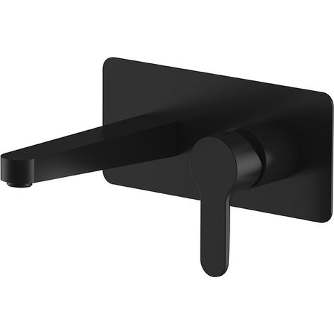 Miscelatore lavabo ad incasso nero opaco serie Winner (1/3)