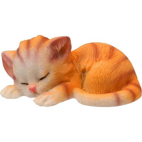 Autocollants magnétiques en résine représentant un chaton créatif pour réfrigérateur, pour la cuisine (Jaune)-5x2cm-Yellow (1/4)