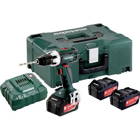 Metabo BS 18 LT SET 602102960 Trapano avvitatore a batteria 18 V 4.0 Ah Li-Ion incl. terza batteria, incl. caricabatter (1/6)