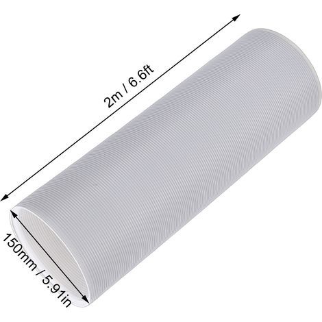 Tuyau d'évacuation climatiseur portable en PP flexible, 150 mm, 2 m extensible (1/4)