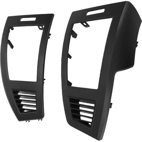 Panneau de Ventilation de Tableau de Bord, Remplacement du Cadre de Grille de Sortie de Climatisation Avant Gauche et Droite pour Altima 2005-2006 SP10321 (BLACK) (1/5)