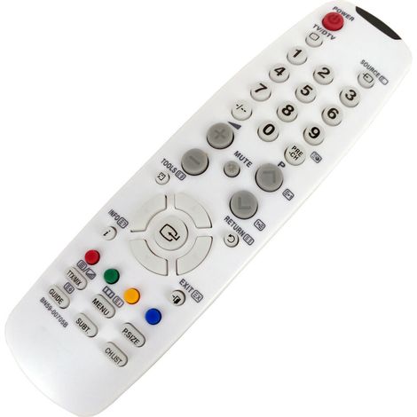 Télécommande Samsung TV LCD LED BN59-00705B pour La32a550, La32a650, Le32a456 - Remplacement, Infrarouge, Noire, Compatible Écrans 32 pouces (1/4)