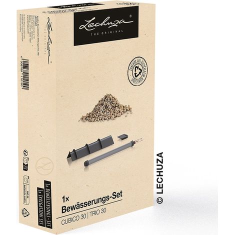 LECHUZA® Ersatzteil Bewässerungs-Set für CUBICO 30 und TRIO 30 (1/2)