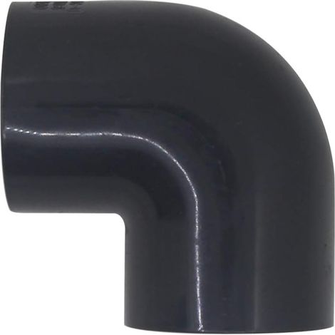 Manchon coude 90 pvc 20 25 32 40 50 63 75 90 110mm raccord pression pvc PN16