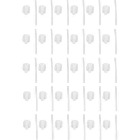 Tête de Pompe Transparente ABS 30 Pièces pour Transfert de Parfum et Cosmétiques (1/5)