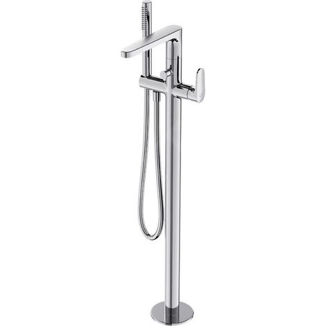 Cersanit Inverto - Mitigeur de baignoire pour montage au sol, avec corps d´encastrement, chrome S951-287 (1/3)
