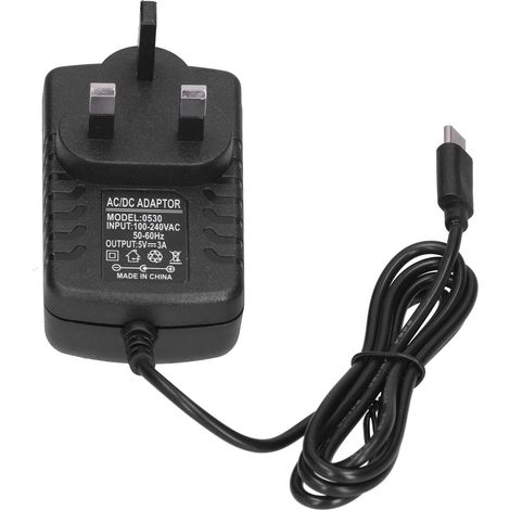 Adaptador de corriente ABS para tableta Raspberry Pi 4 (1/5)
